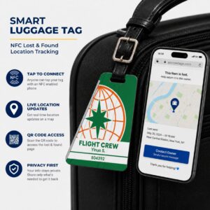 EVA Luggage Tag – Tail Design Smart Tag