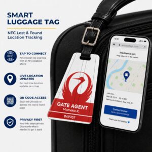 Japan Airlines Luggage Tag – Tail Design Smart Tag