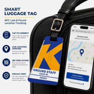 K-Mile Luggage Tag – Tail Design Smart Tag