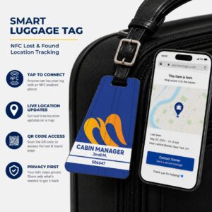 Mandarin Luggage Tag – Tail Design Smart Tag