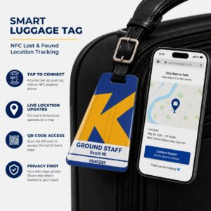 Nok Air Luggage Tag – Tail Design Smart Tag
