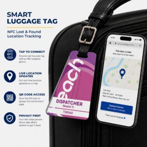 Peach Air Luggage Tag – Tail Design Smart Tag