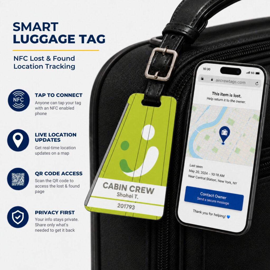 Solaseed Luggage Tag – Tail Design Smart Tag