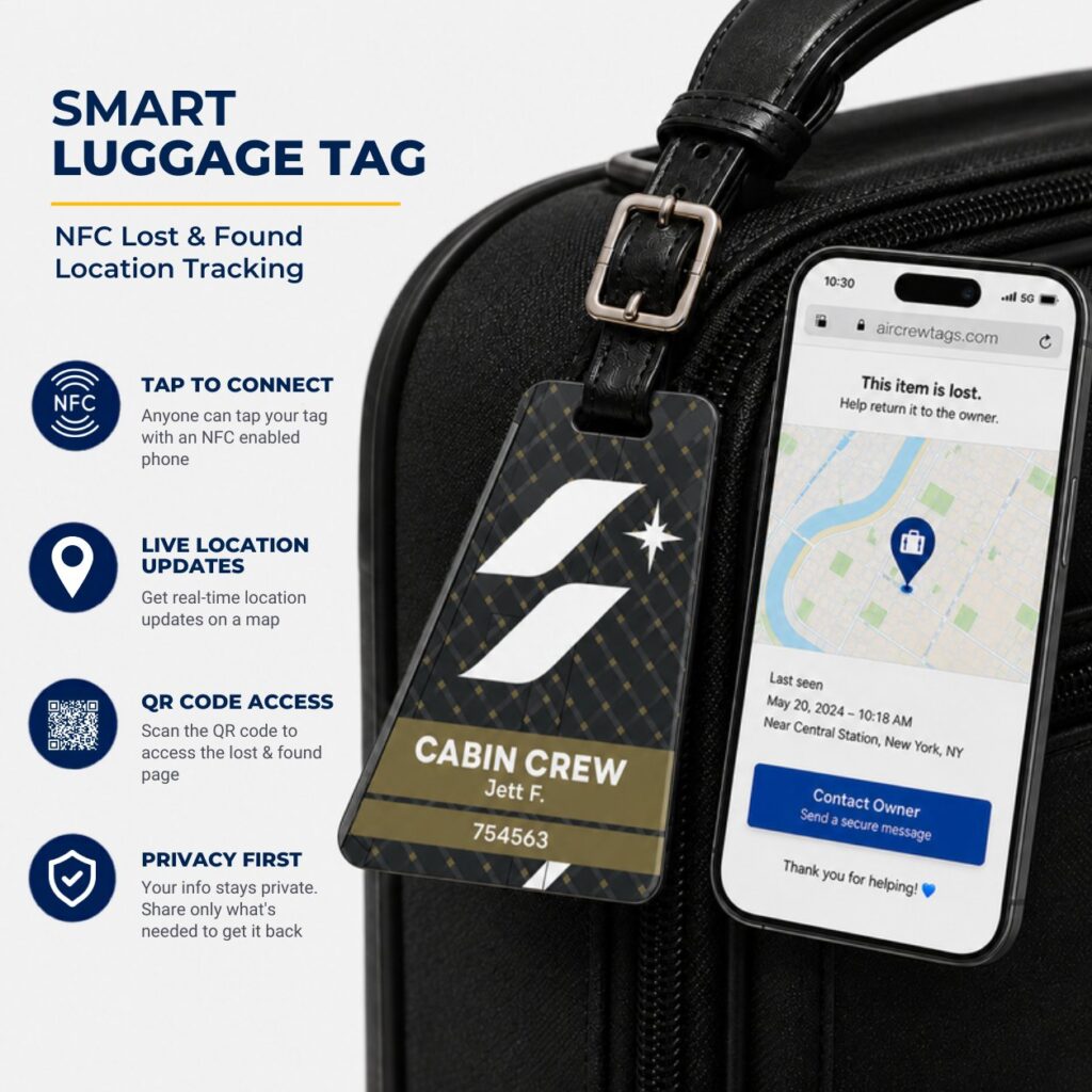 Starlux - A350-1000 Luggage Tag – Tail Design Smart Tag