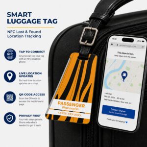 Tiger Air Luggage Tag – Tail Design Smart Tag