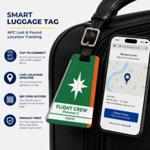 Uniair Luggage Tag – Tail Design Smart Tag
