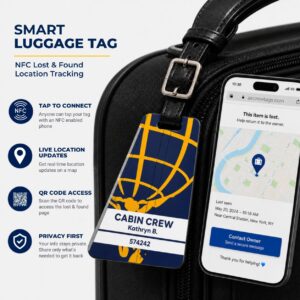Atlas Air Luggage Tag – Tail Design Smart Tag