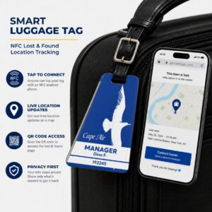 Cape Air Luggage Tag – Tail Design Smart Tag
