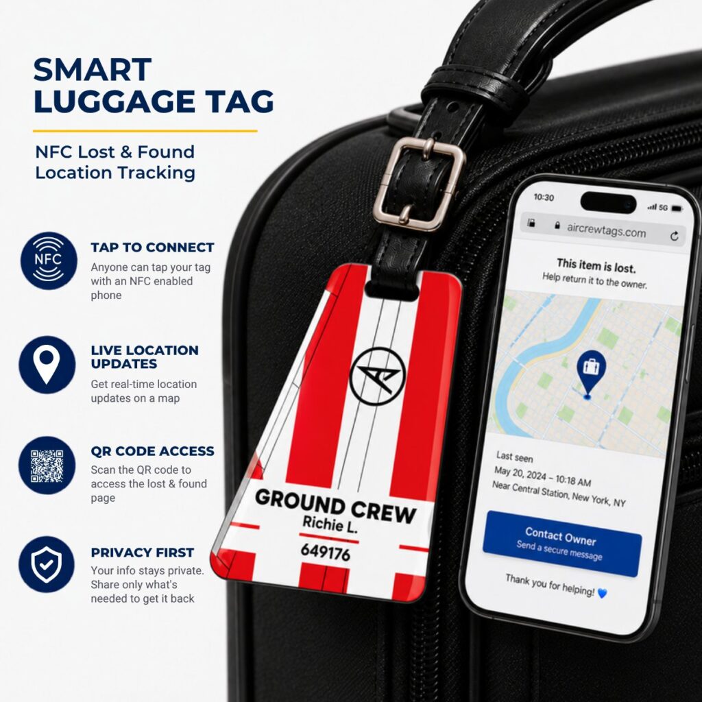Condor Luggage Tag – Tail Design Smart Tag