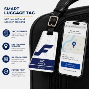 Finnair Luggage Tag – Tail Design Smart Tag