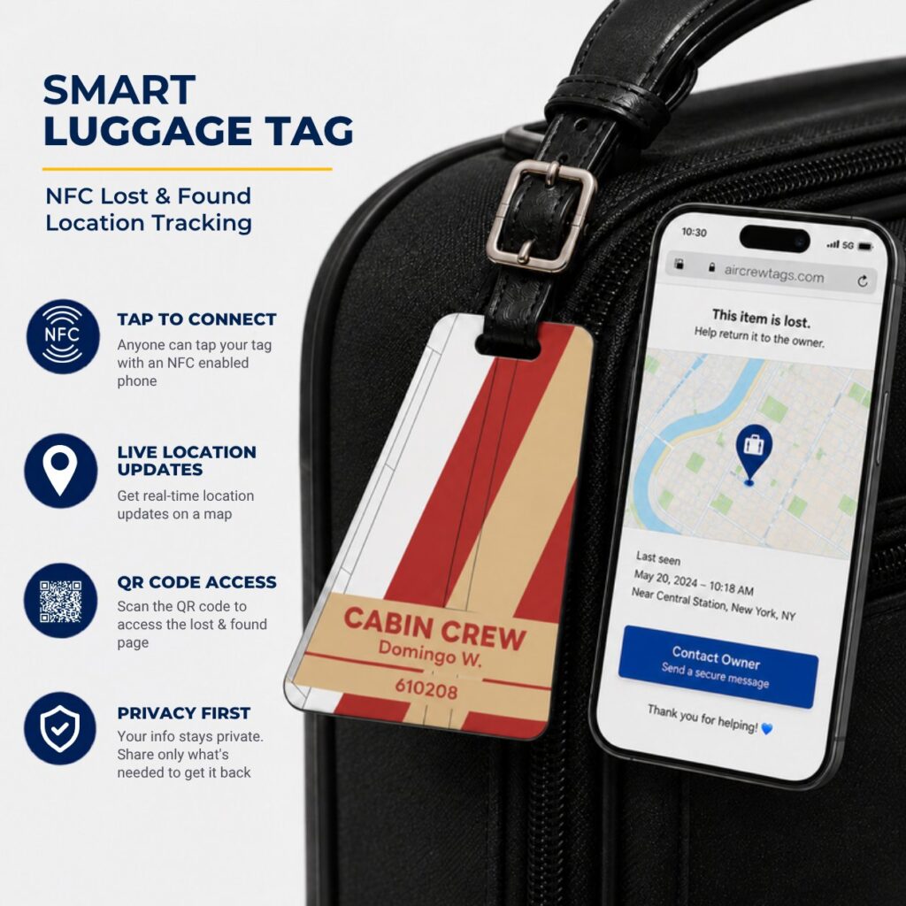 Kalitta Air Luggage Tag – Tail Design Smart Tag