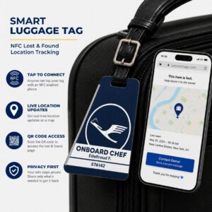 Lufthansa Luggage Tag – Tail Design Smart Tag