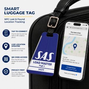 SAS Luggage Tag – Tail Design Smart Tag