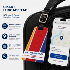 Southwest Airlines Luggage Tag – Tail Design Smart Tag